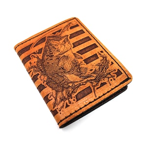 Cartera de cuero - American Morning Glory