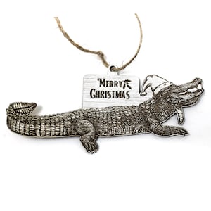 Alligator Christmas Ornament
