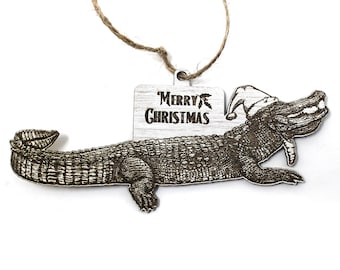 Alligator Christmas Ornament