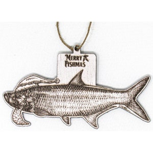 Tarpon Fish Christmas Ornament
