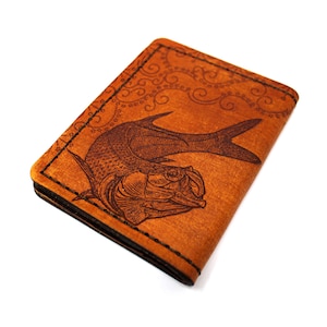Cartera de cuero - Tarpon retorcido