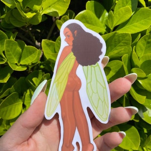Fairy Pin-up Die-Cut Sticker