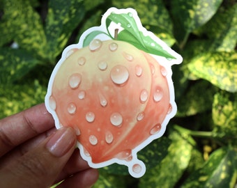 Pfirsich Die-Cut Sticker