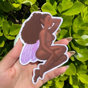 Fairy Pin-up Die-Cut Sticker