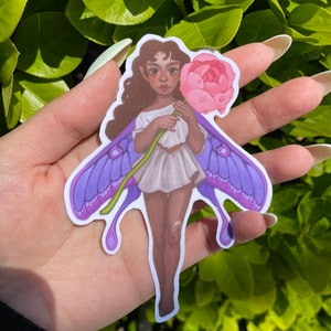 Flower Fairy Die-Cut Sticker