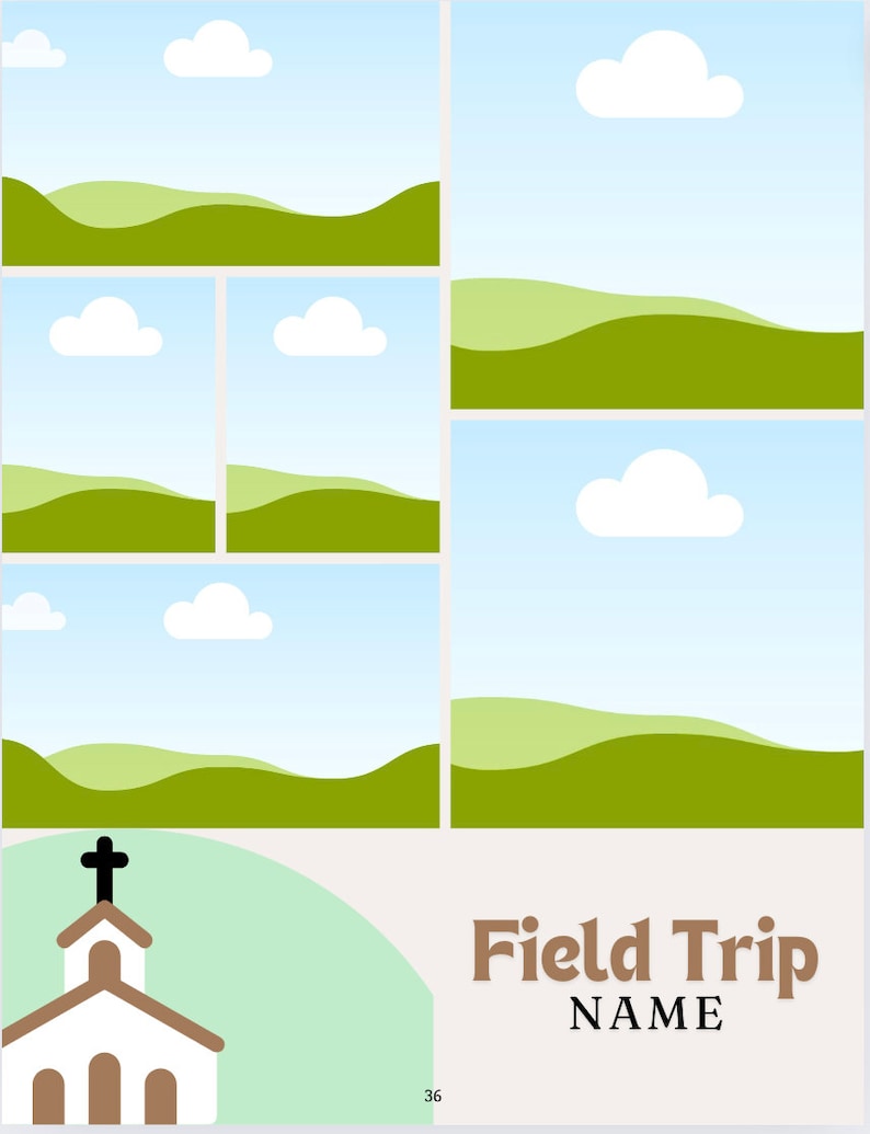 Anpassbare Jahrbuch Canva Vorlage - 56 Seiten, 26 Layouts, Canva Jahrbuch Vorlage, Homeschool Jahrbuch Vorlage, Co-Op Jahrbuch Vorlage Bild 5