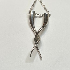Sterling Silver Twist Pendant