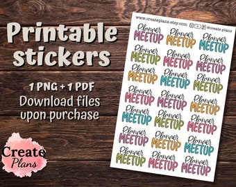 Planer Give-up Sticker: Funktionale Journaling Sticker (Digitaler Download)