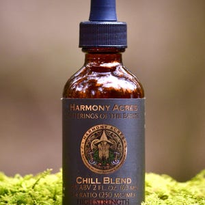 Chill Blend: Tulsi basil, reishi tincture