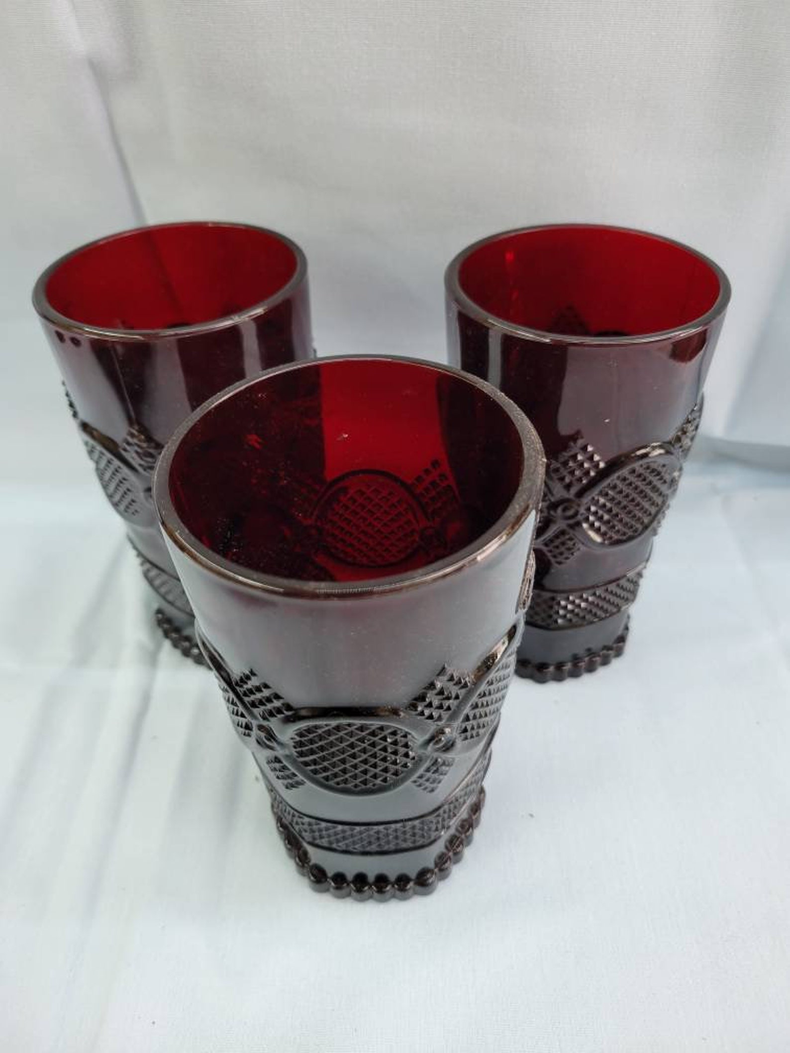 Avon Vintage Cape Cod Glasses Etsy