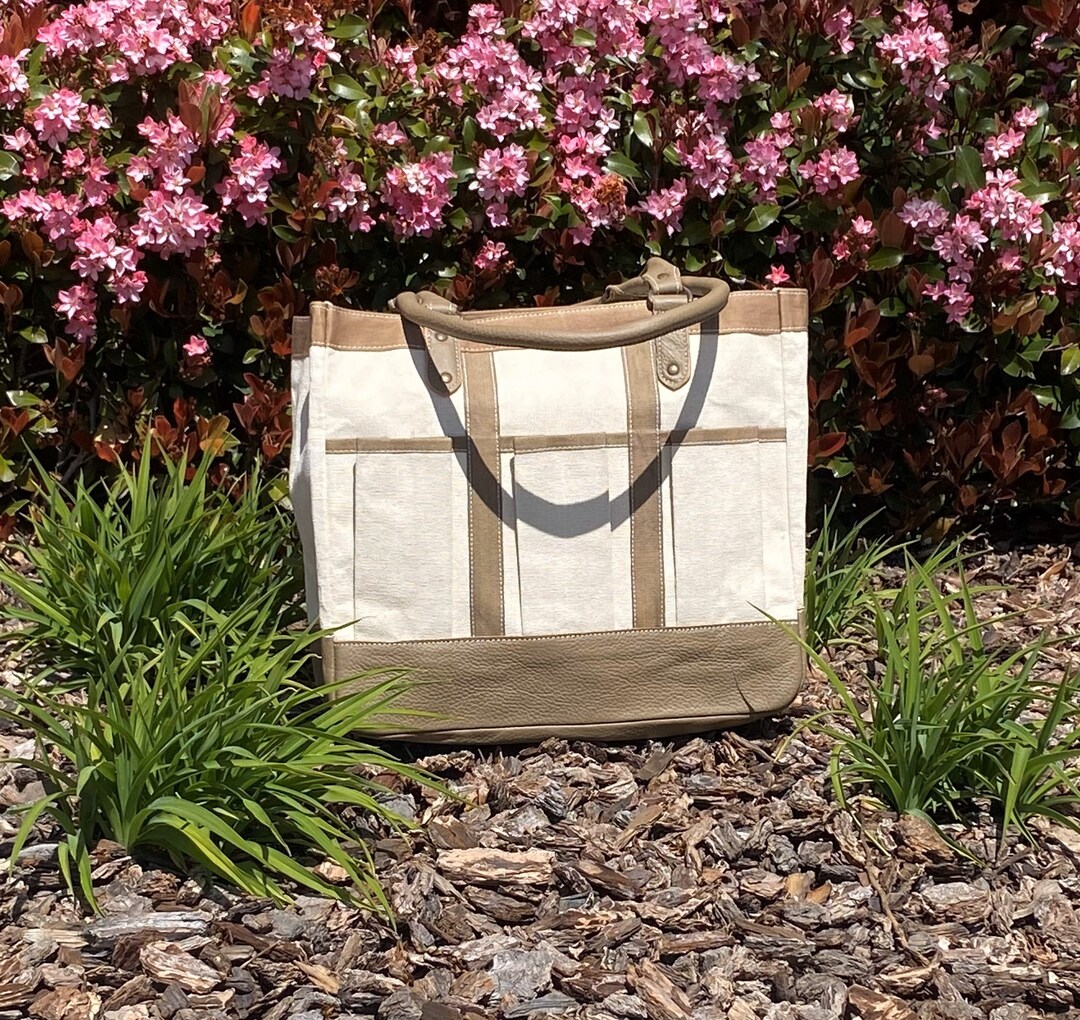 Canvas Garden Bag Heavy Duty Garden Bag Canvas Utility Bag Etsy
