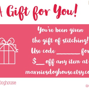 Marnie&#39;s Doghouse Gift Certificate