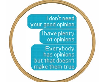 Mean Girls Cross Stitch Pattern Musical Theater Inspired PDF Instant Download