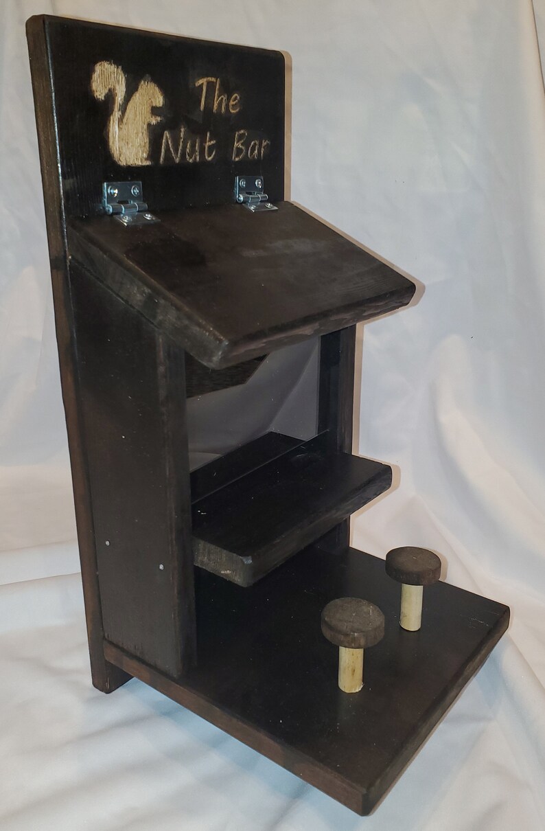 Handmade Nut Bar Squirrel Feeder/seed Saloon Bird Feeder Etsy