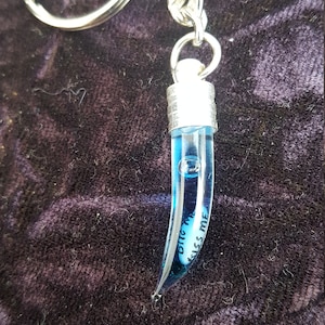 You Name on A Grain of Rice - Custom Shape Glass Pedant Key chain