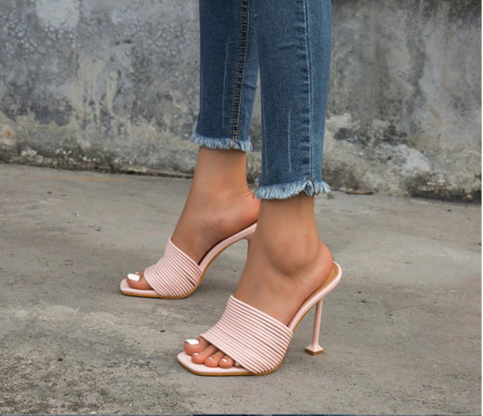 High Heel Sandals Strappy Sandal Mules Slipons Sandals Etsy Canada