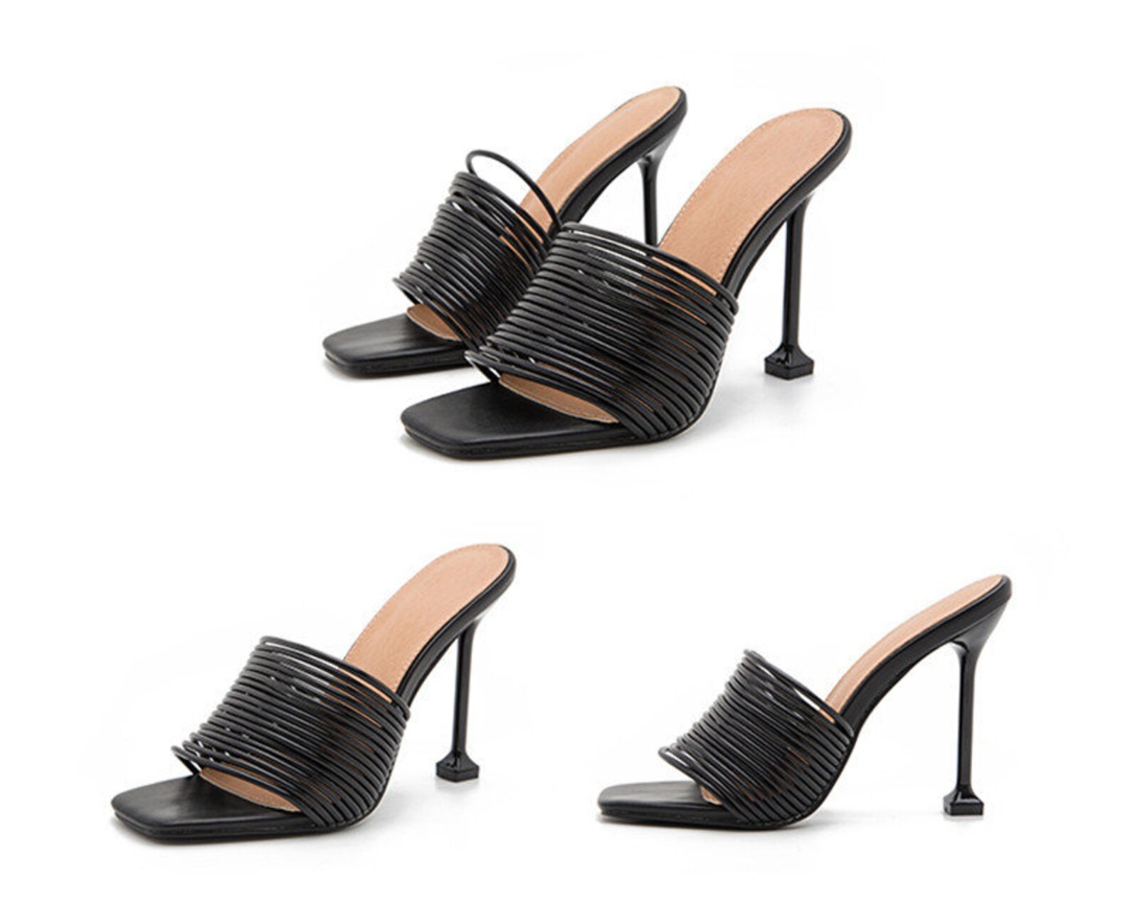 mule heel sandals