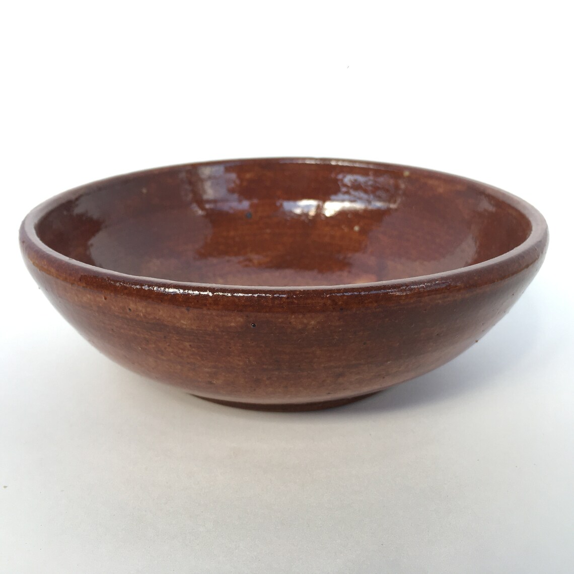 Cereal Bowl in Albany Slip Brown Handmade Wheel Thrown Etsy