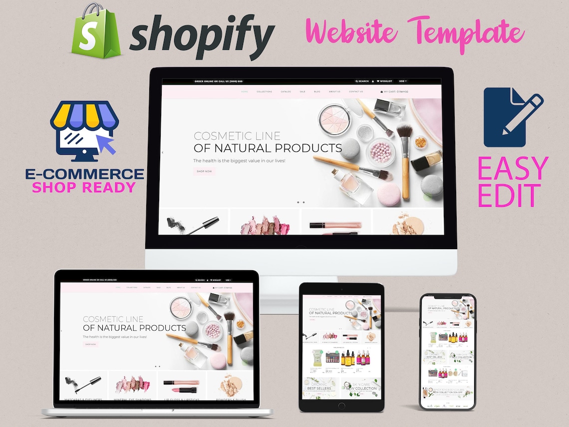 Shopify Theme Website Design Website Theme eCommerce Shopify image 0