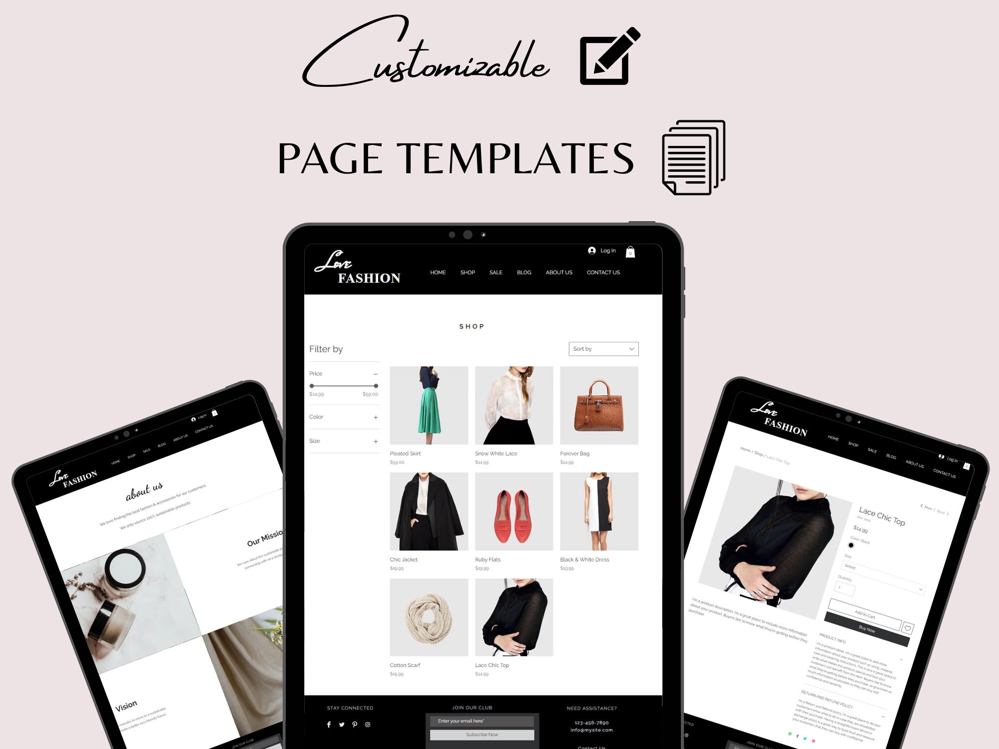 Wix Theme Wix Website DIY Wix Template Pre-built Website - Etsy