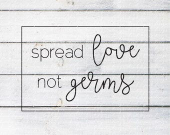 Spread Love Svg Etsy