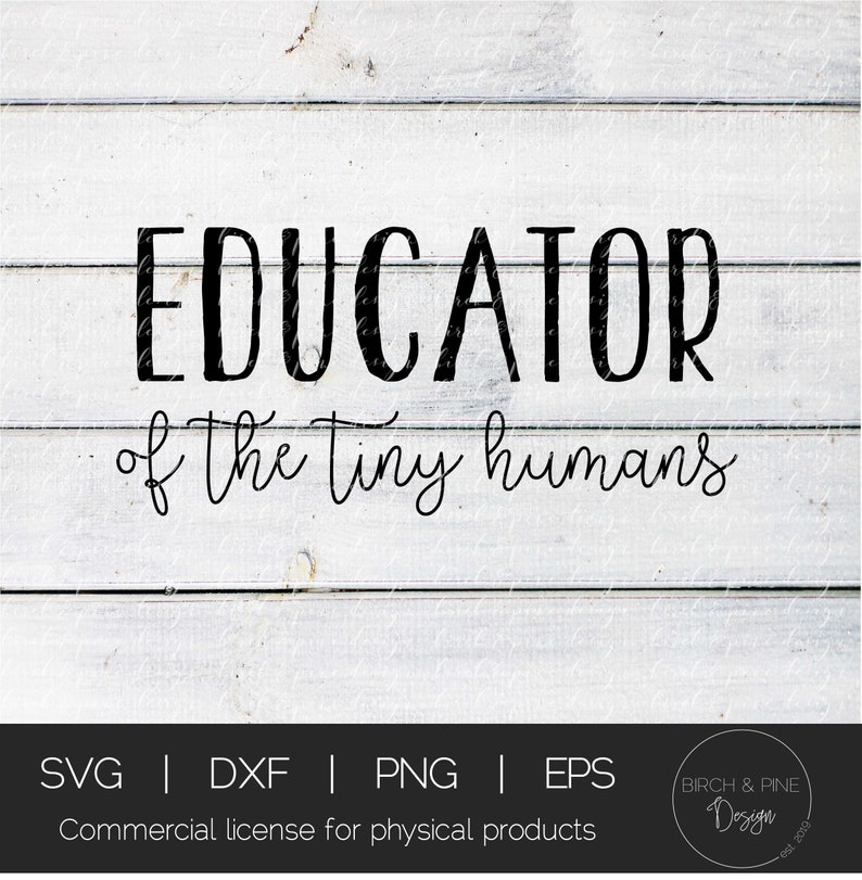 Download Educator of the Tiny Humans SVG Teacher Svg Cut File | Etsy