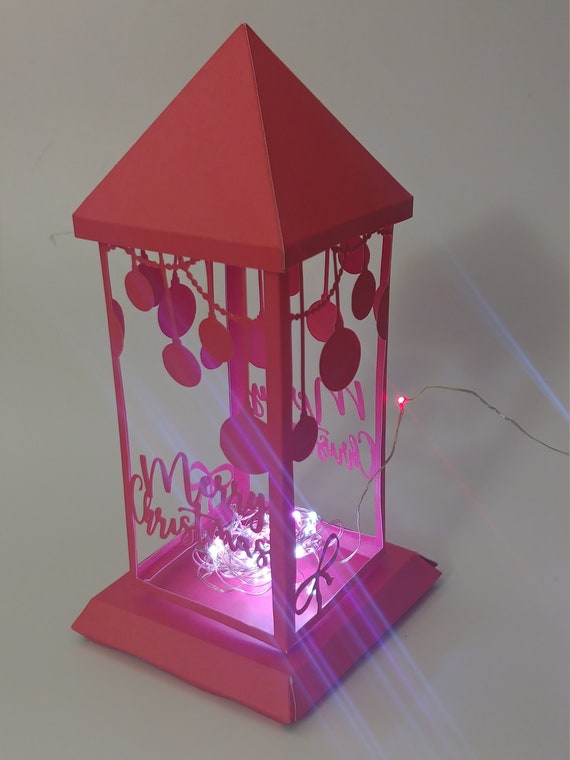 Download Christmas 3d Paper Lantern Decoration Svg File Christmas Etsy
