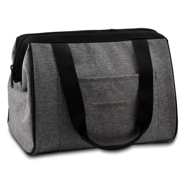 High quality water-resistant insulated lunch bag with reinforced carry handle