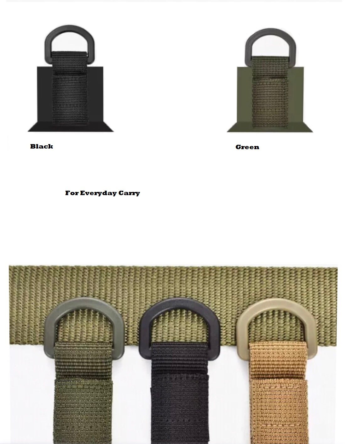 Tactical Molle D Type Nylon Attachment Straps for Bags and - Etsy