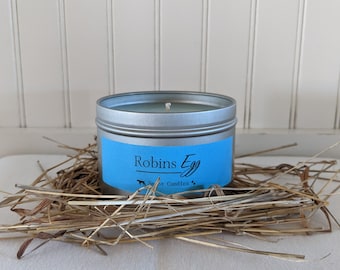 8oz. | Robins Egg Candle | Snoot Candles