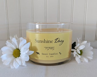 17oz. | Sunshine Daisy Candle | Snoot Candles