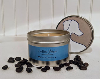 8oz. | Coffee House Candle | Snoot Candles