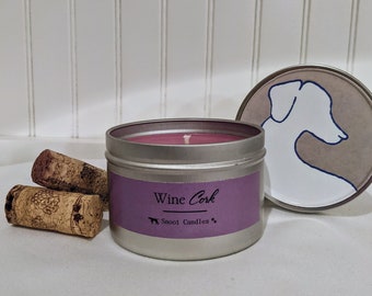 8oz. | Wine Cork Candle | Snoot Candles