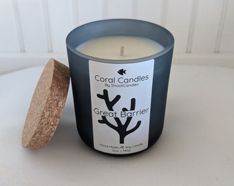 12oz. | Great Barrier Candle | Coral Candles by Snoot Candles