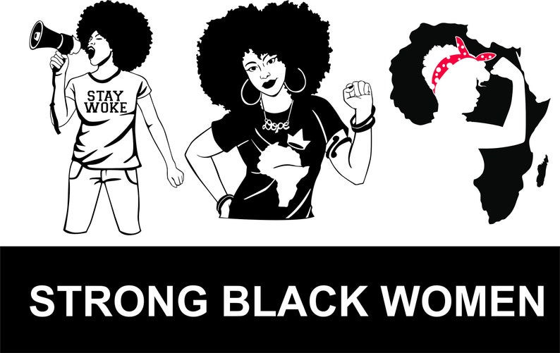 Download Women's Empowerment SVG Melanin Strong Black Women | Etsy