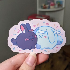 WangXian Bunnies MDZS Vinyl Stickers | Wei Wuxian Lan Wangji Danmei MXTX | Grandmaster of Demonic Cultivation