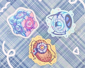 Portal 2 Waterproof Vinyl Stickers