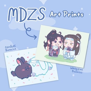 WangXian MDZS 5x7 Art Print | Wei Wuxian Lan Wangji Danmei MXTX Postcard | Grandmaster of Demonic Cultivation
