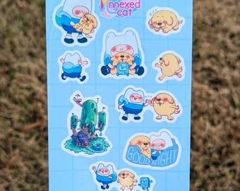AT Cartoon Sticker Sheet
