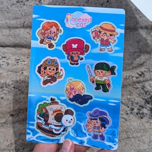 Pirates Vinyl Sticker Set Sheet Bundle | Anime Pirate Crew
