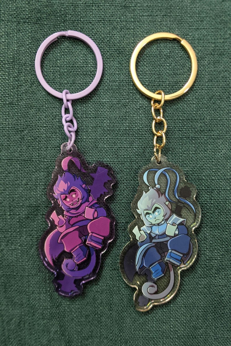 LMK Sun Wukong, MK & Macaque Acrylic Keychain 画像 4