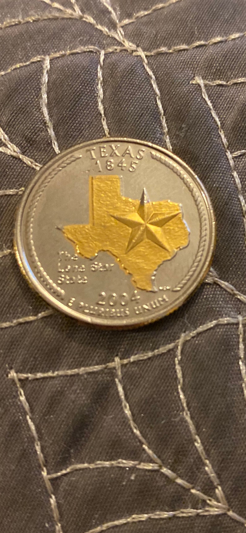 GoldandSilverHighlightedStatehoodQuartersCollection Etsy