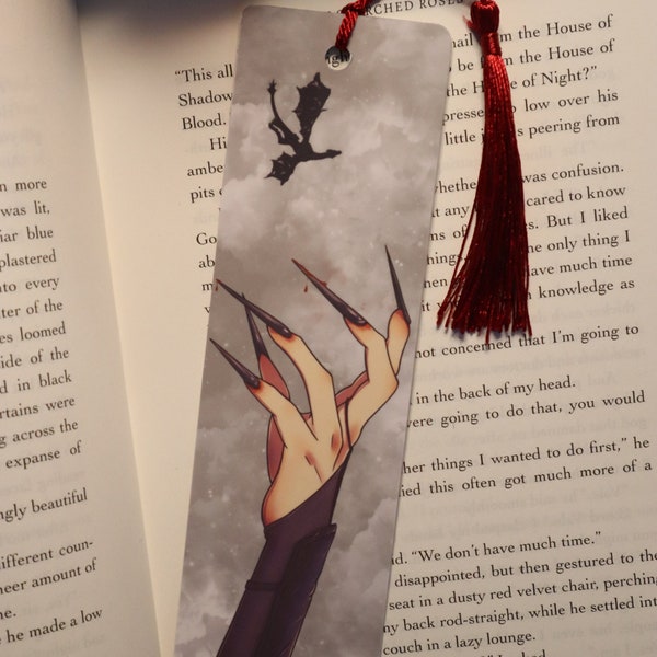 Throne of Glass 'Manon Blackbeak' Bookmark | Book Gift, Book Accessories