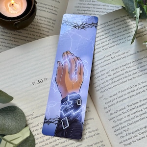 Hunt Athalar Bookmark | Handmade Bookmark, Crescent City Fan Gift, Bookish Gift, Fantasy Reader Gift, Book Lover, Book Boyfriend