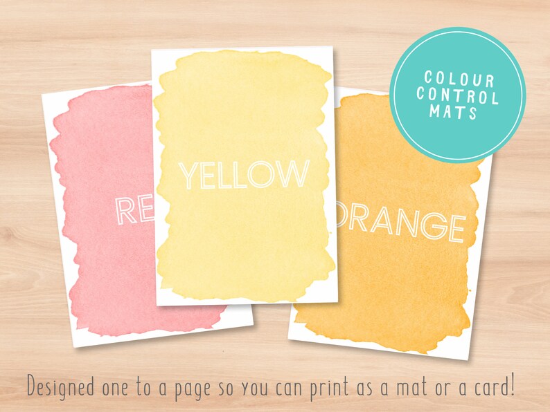 Rainbow Nature Colour Cards // Printable // Montessori // Homeschool ...