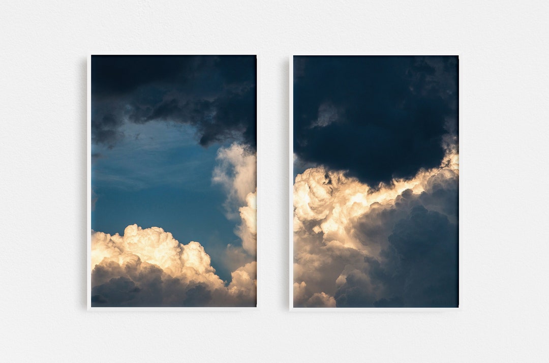 Cloud Photography Prints Set, Sky Wall Art (digital Download) - Etsy
