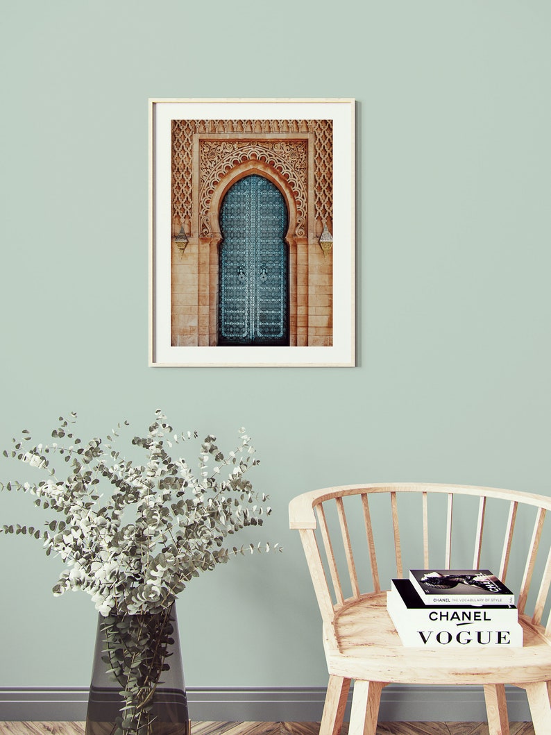 Door Wall Art Door Art Print Moroccan Door Print Moroccan Etsy