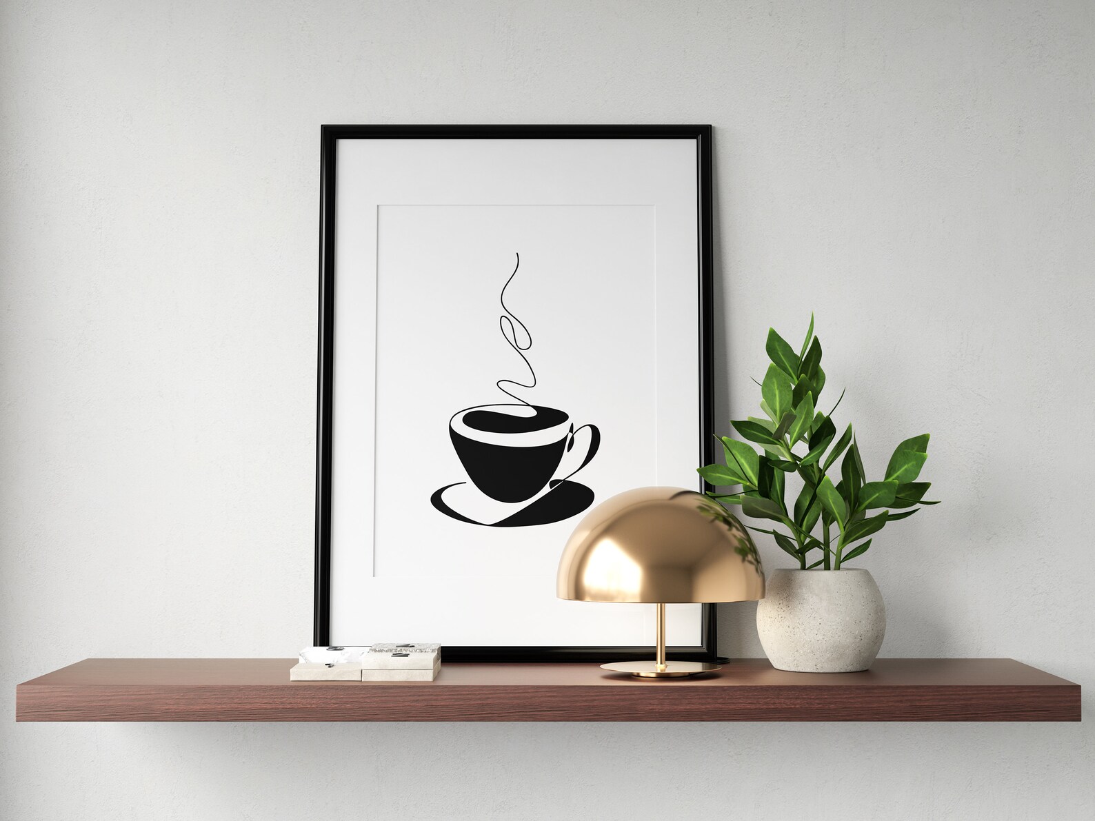 Minimal Coffee Print Coffee Prints Coffee Wall Art Minimal Etsy