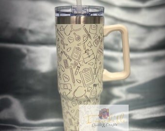 Nurse theme tumbler