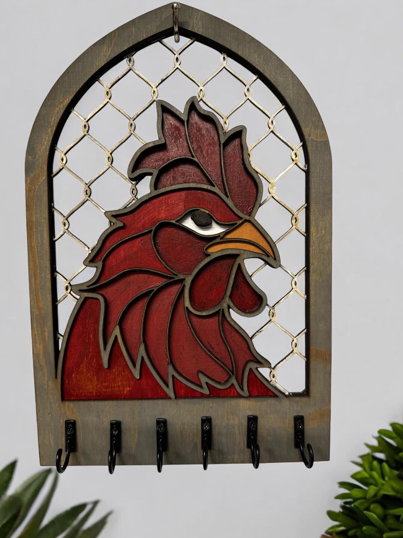Chicken Key Rack Chicken Key Rack - Etsy